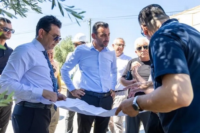 Çiçek, doğalgaz çalışmalarını yerinde inceledi