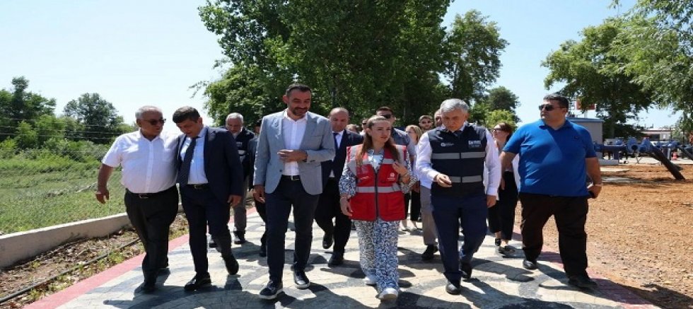 ABB Başkan vekili Özdemir Manavgat’ta incelemelerde bulundu
