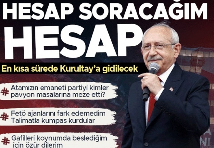 Kemal Kılıçdaroğlu CHP Genel Merkezi'nde: CHP içindeki FETÖ artıklarını fark edemedim