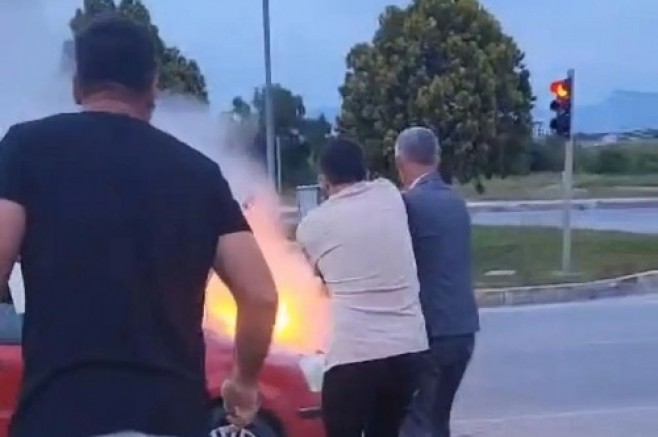 Manavgat Eski BBP İlçe Başkanının Seyir Halindeki Aracı Alevlere Teslim Oldu