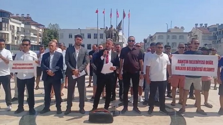 SİDE ESNAFI ; RANTIN BELEDİYESİ DEĞİL,HALKIN BELEDİYESİ OLUN !