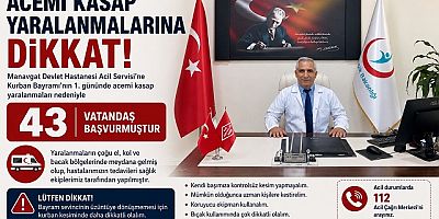 43 ACEMİ KASAP HASTANELİK OLDU!
