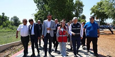 ABB Başkan vekili Özdemir Manavgat’ta incelemelerde bulundu