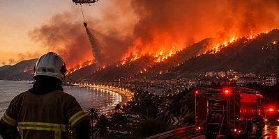 Antalya'da 33 yangından, 32'si kontrol altında