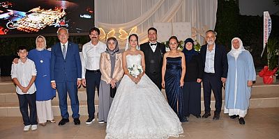 AYDIN AİLESİ’NİN MUTLU GÜNÜ .Kazım Aydın, kızını evlendirdi