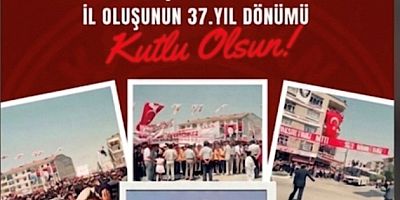 BAŞKAN DİKİCİ KARAMAN’IN iL OLUŞUNUN 37.YILINI KUTLADI