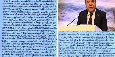 Böcek'ten birinci yılda dikkat çeken sözler: İhanetin bahanesi olmaz, bedeli olur