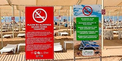 DÖRT HALK PLAJINDA “DUMANSIZ PLAJ “UYGULAMASI BAŞLADI