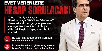 İYİ parti Antalya Chp’li Aykut Kaya’nın peşini bırakmıyor;Ey Aykut Kaya senin kimliğin ne ?