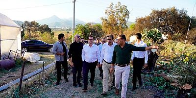 İYİ PARTİ HEYETİ YANGIN BÖLGESİNDE: VATANDAŞLARIN SORUN VE TALEPLERİNİ DİNLEDİ