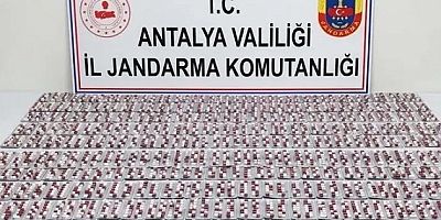 MANAVGAT’TA Binlerce sentetik hap ele geçirildi
