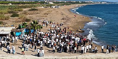 Manavgat Ulualan Sahili'nde Dünya Temizlik Günü mesaisi