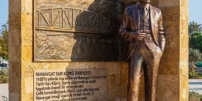 Manavgatın Araştırmacı yazarı Mahmut Öz’den SarıKöprüye”ATATÜRK ANITI”