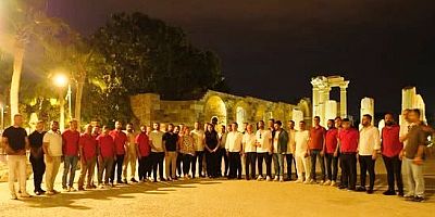 SİDE’DE ÖNEM GÖK ÇIKARTMASI: GÜNDÜZ BAŞLAYAN ZİYARET GECE GEÇ SAATLERE KADAR SÜRDÜ!
