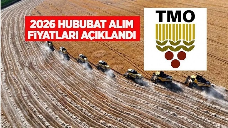 TMO 2026 Hububat Alım Fiyatlarını Açıkladı